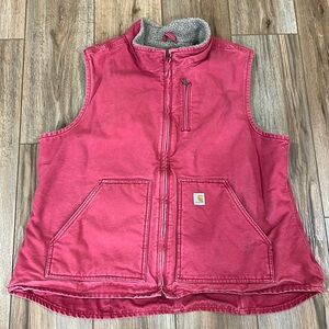 Carhartt Vintage Rose Sandstone Vest 2XL